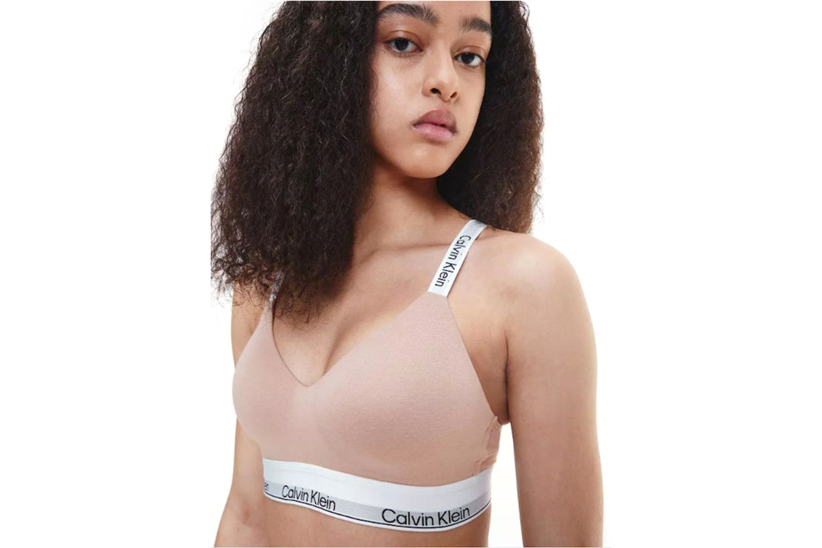 Calvin Klein Light Lined Bralette Σουτιέν Με Ελαφριά Ενίσχυση (000QF7030E 7NS) Καφέ
